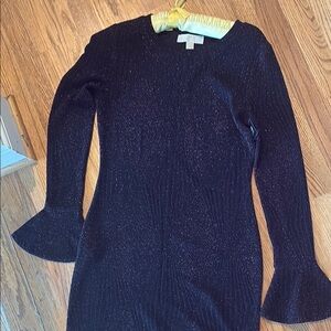 Michael Kors Black Glitter Knit dress